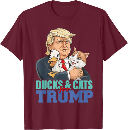 Prevent Animal Cruelty And Tortured Vote Trump Save Pets T-Shirt - T-Shirt | Maroon