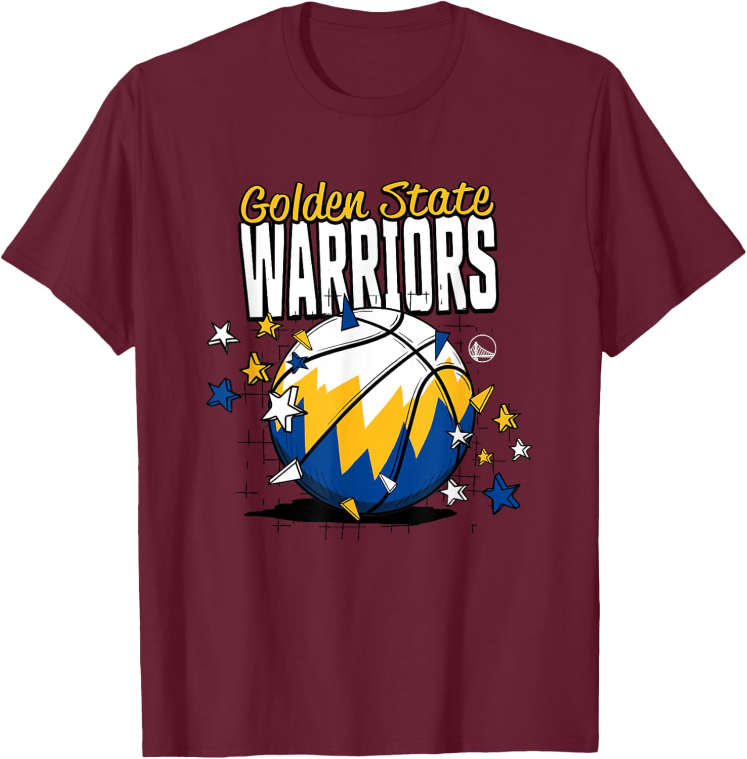 NBA Golden State Warriors Basketball Stars T-Shirt - T-Shirt | Maroon