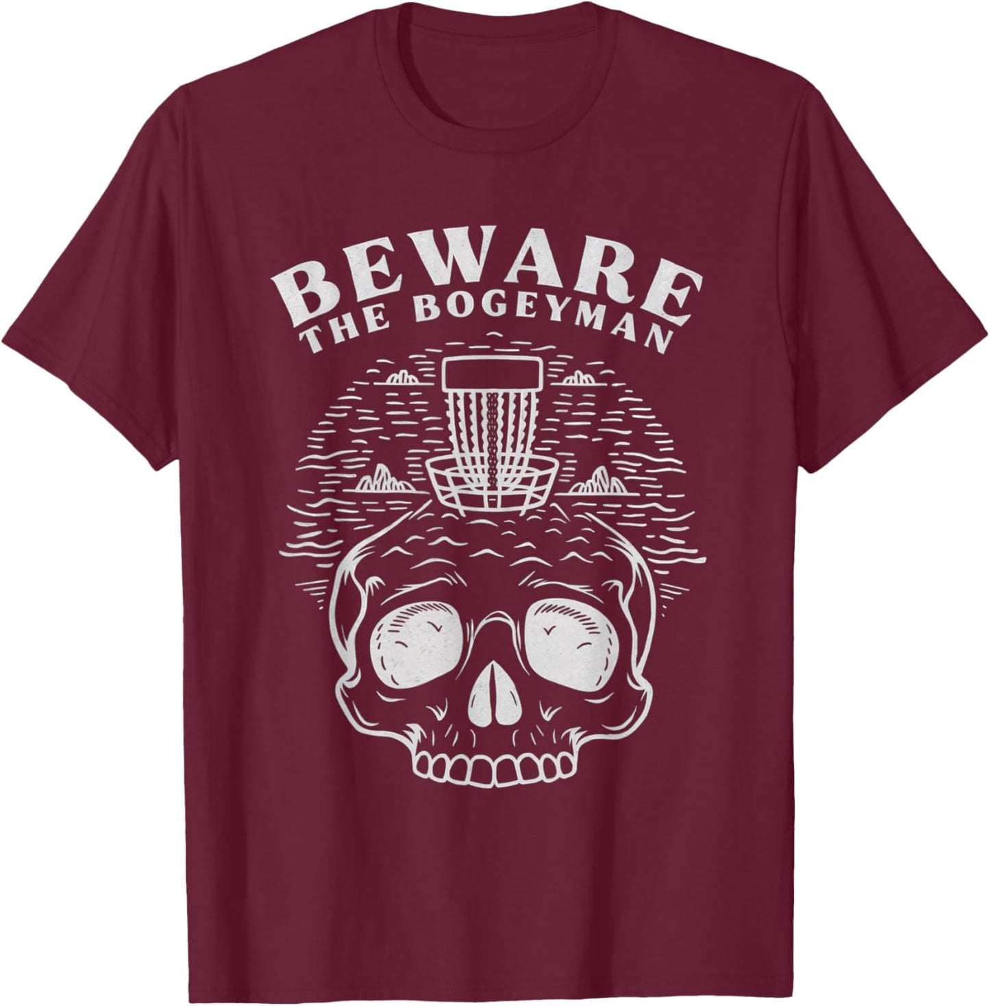 Funny Disc Golf Design Women Disc Golf Player Golfer T-Shirt - T-Shirt | Maroon