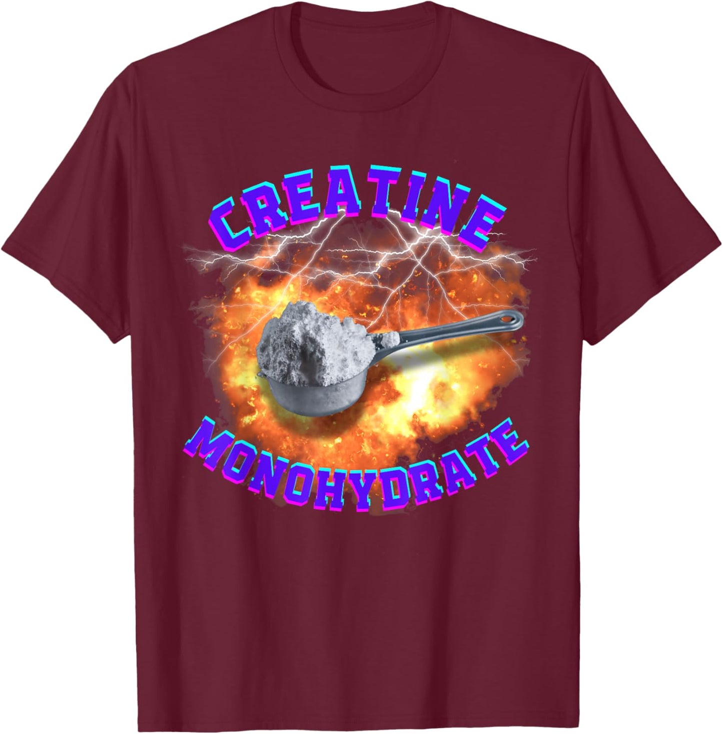 Funny creatine T-Shirt - T-Shirt | Maroon