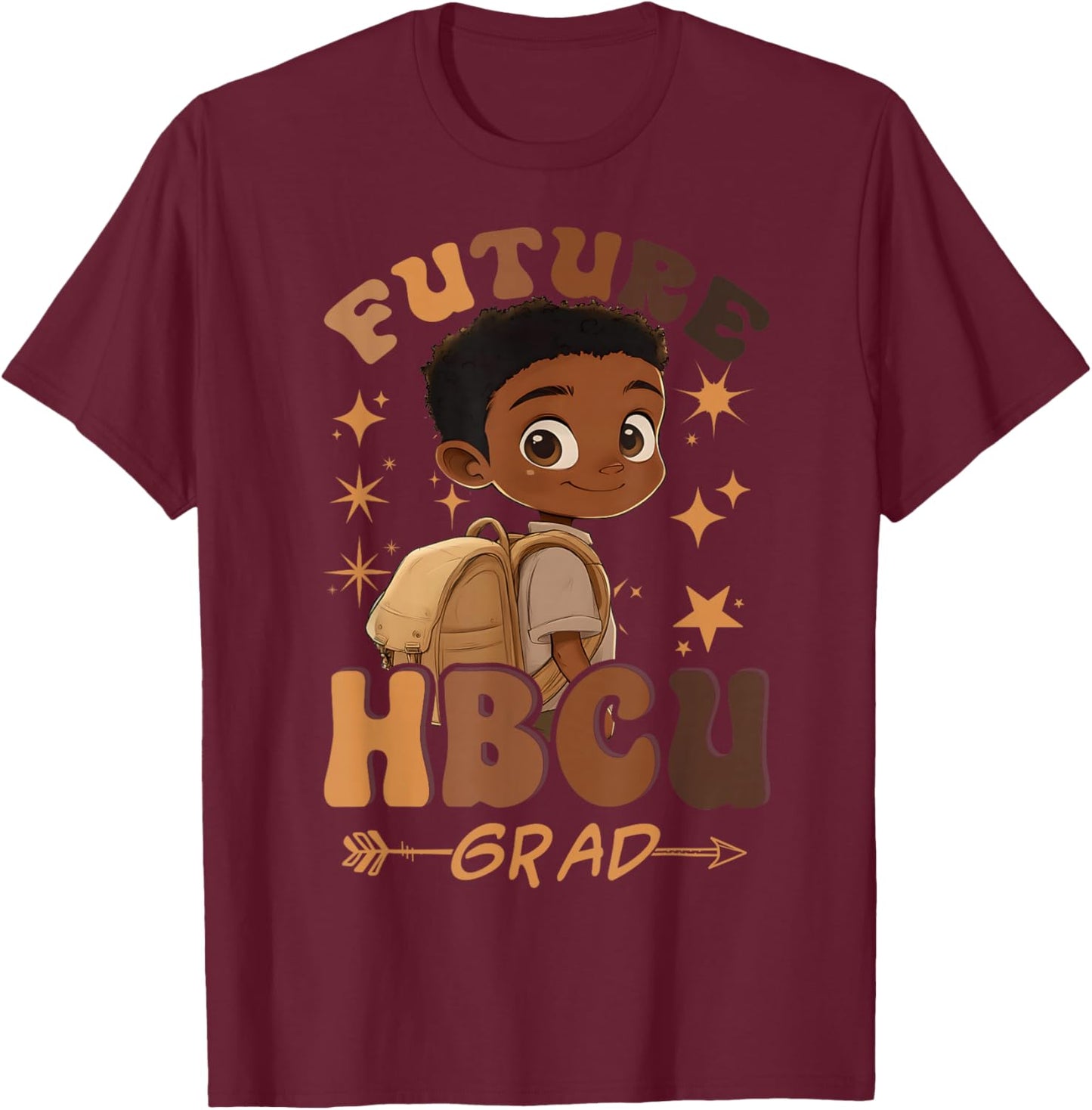 Future HBCU Grad History Black Boy Graduation HBCU Boys Kids T-Shirt - T-Shirt | Maroon