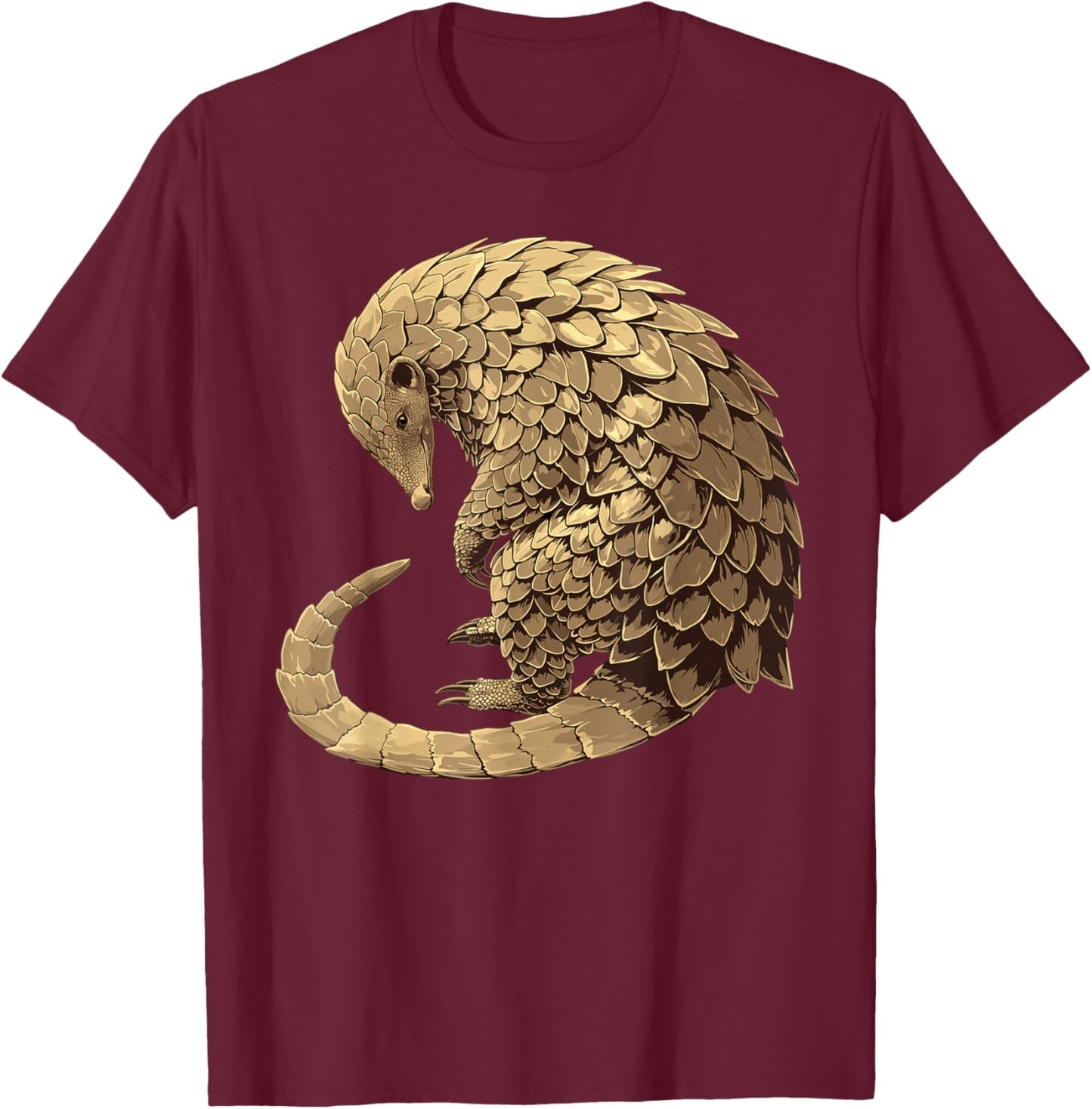 Pangolins Pangolin T-Shirt - T-Shirt | Maroon