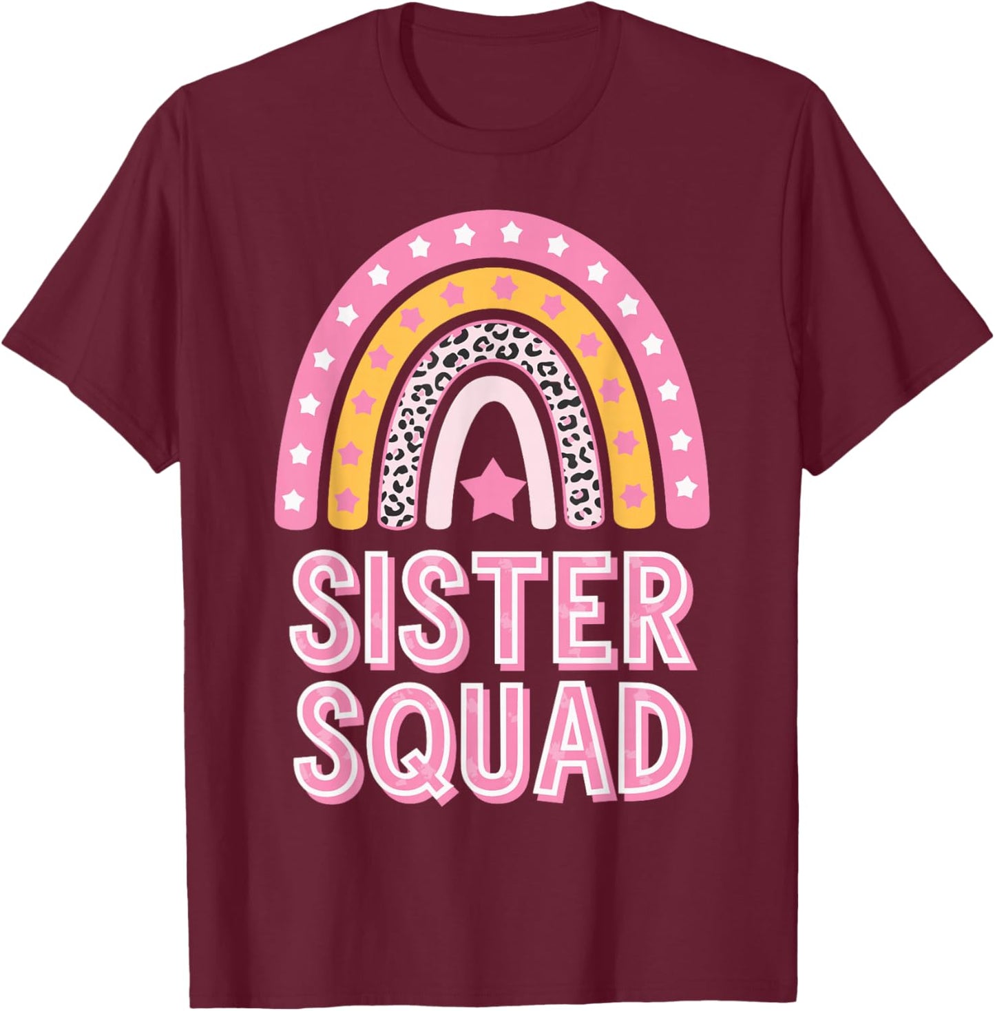 Sister Squad T-Shirt - T-Shirt | Maroon