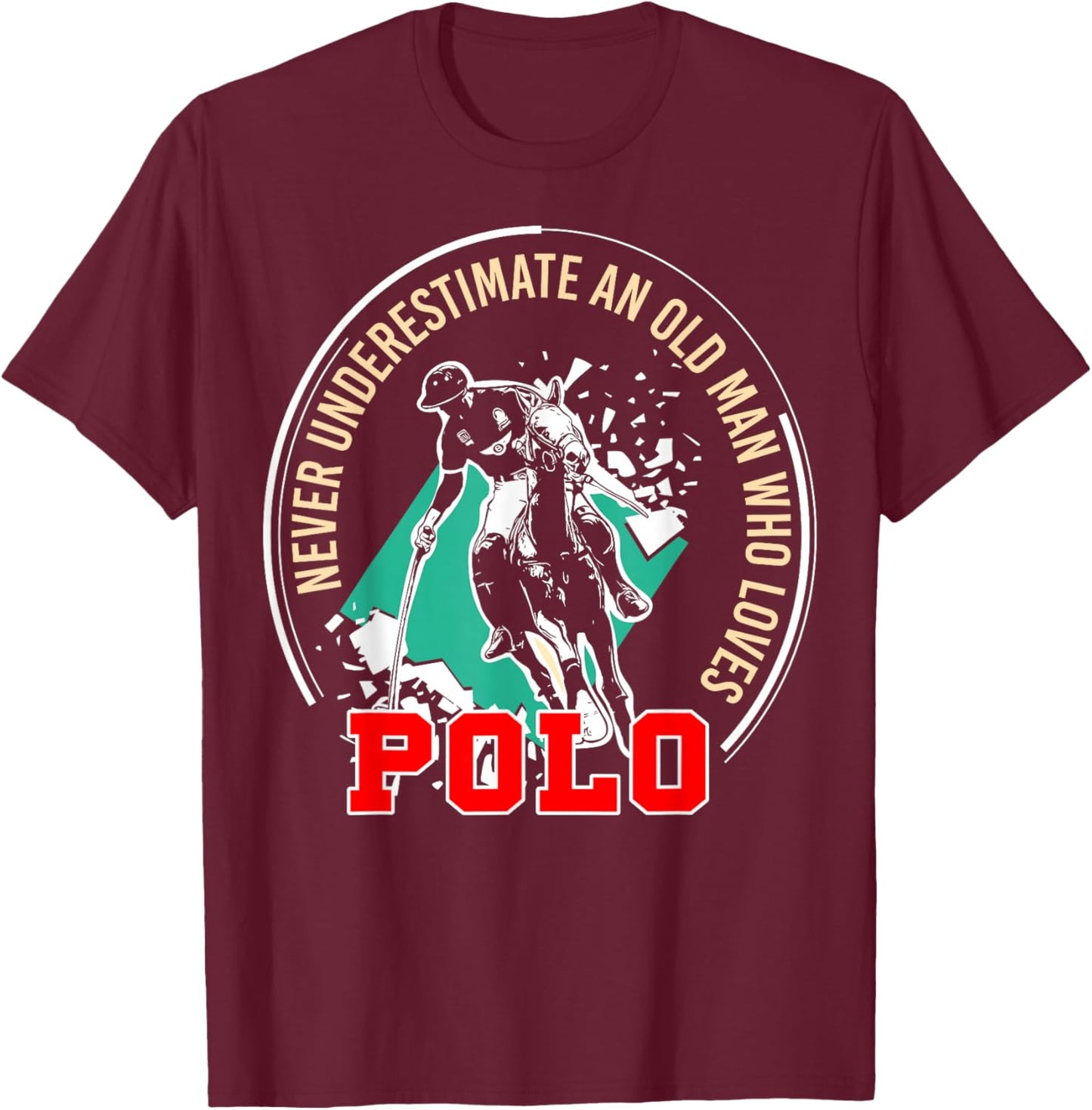 Sports Polo T-Shirt - T-Shirt | Maroon