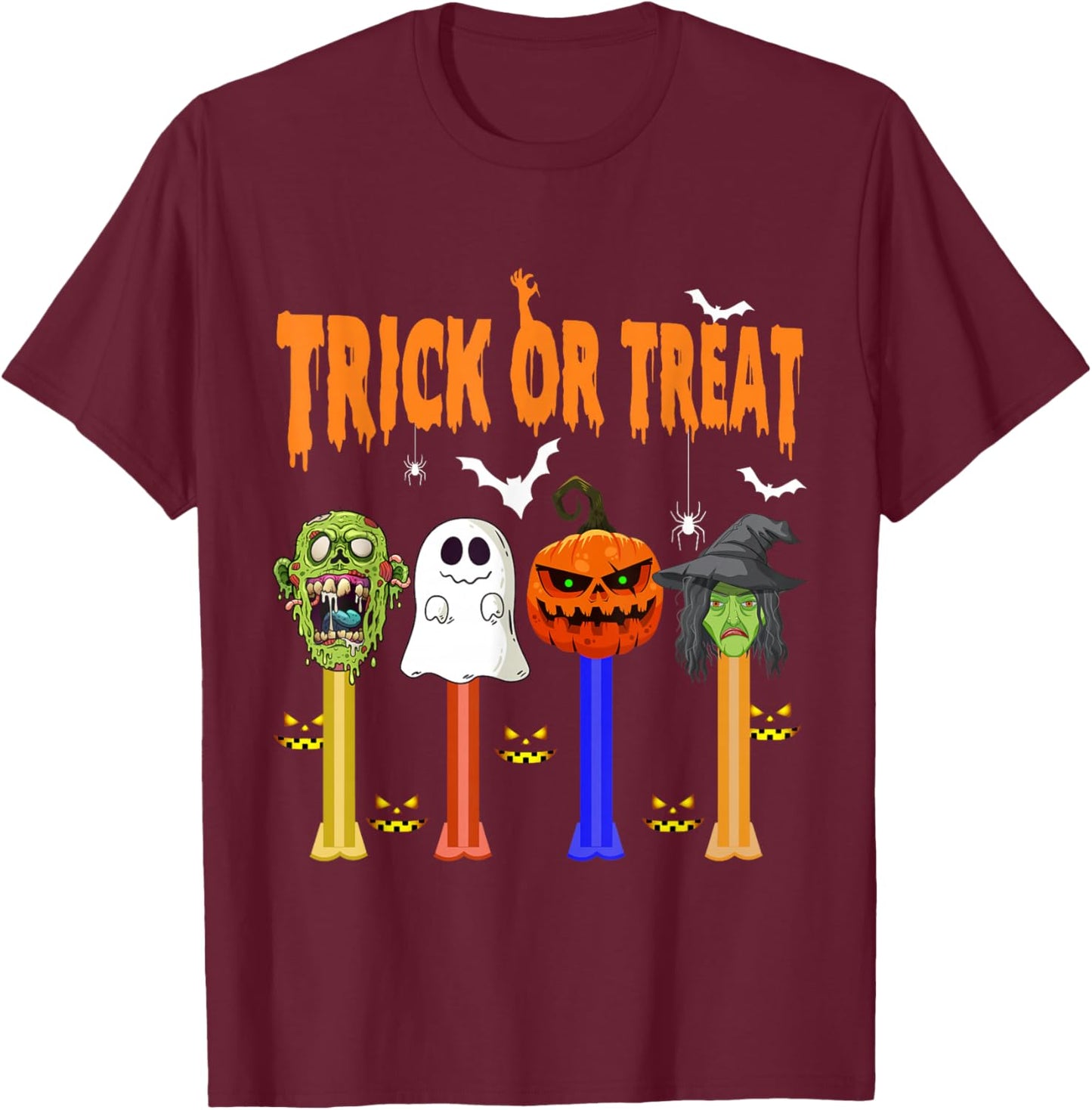 Halloween and pumpkin T-Shirt - T-Shirt | Maroon