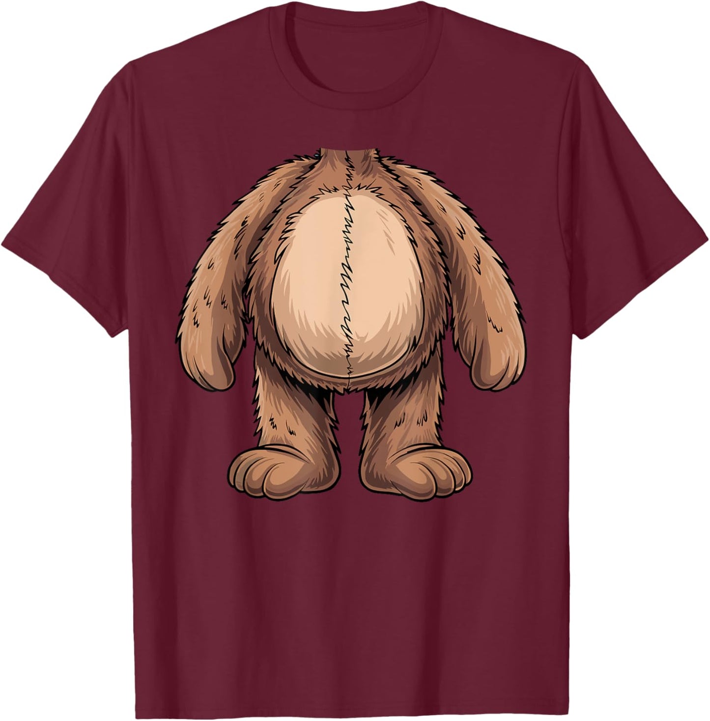 Teddy Bear Halloween Outfit Funny Simple Costume T-Shirt - T-Shirt | Maroon