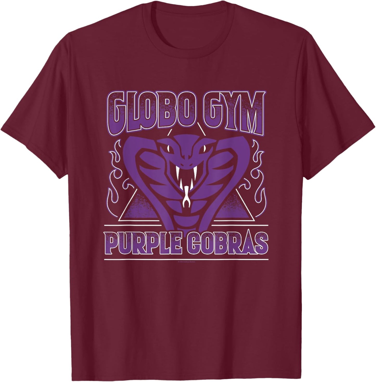 Dodgeball: A True Underdog Story Globo Gym Purple Cobras T-Shirt - T-Shirt | Maroon
