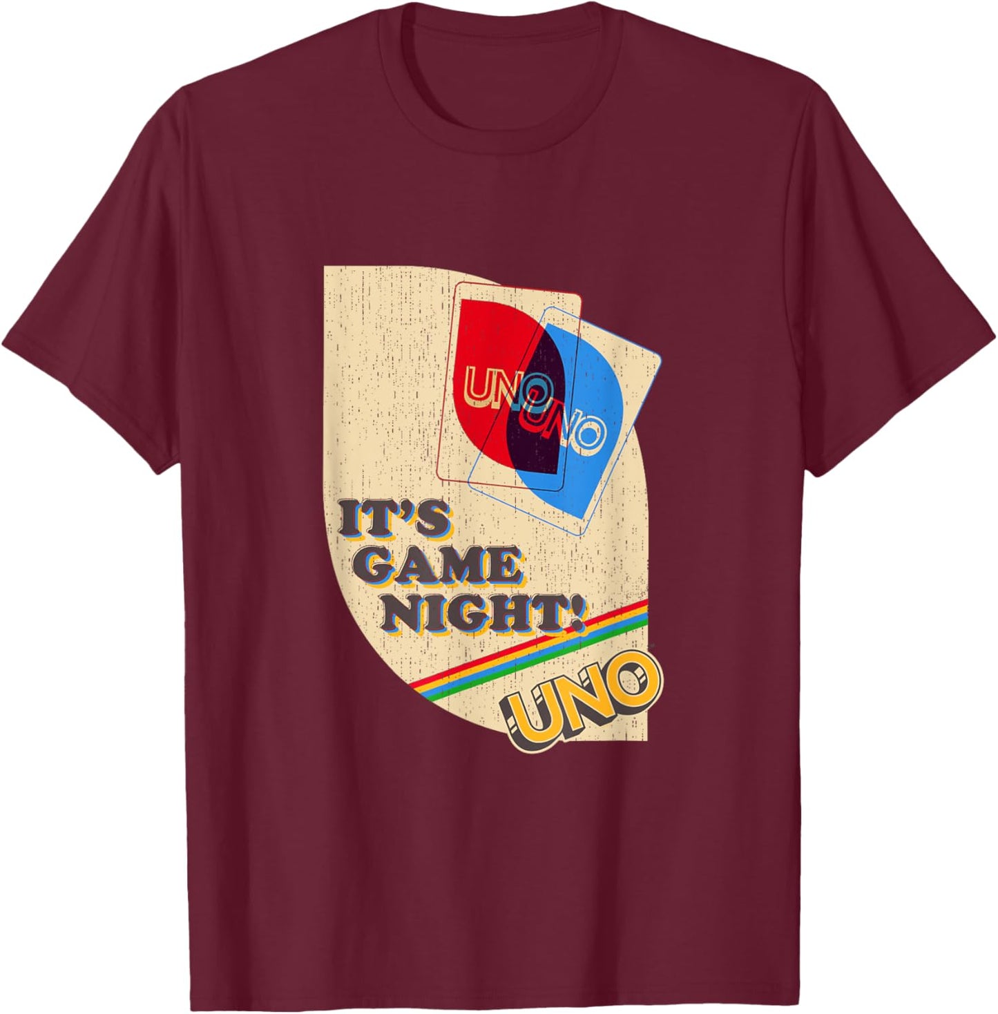 UNO It's Game Night! T-Shirt - T-Shirt | Maroon