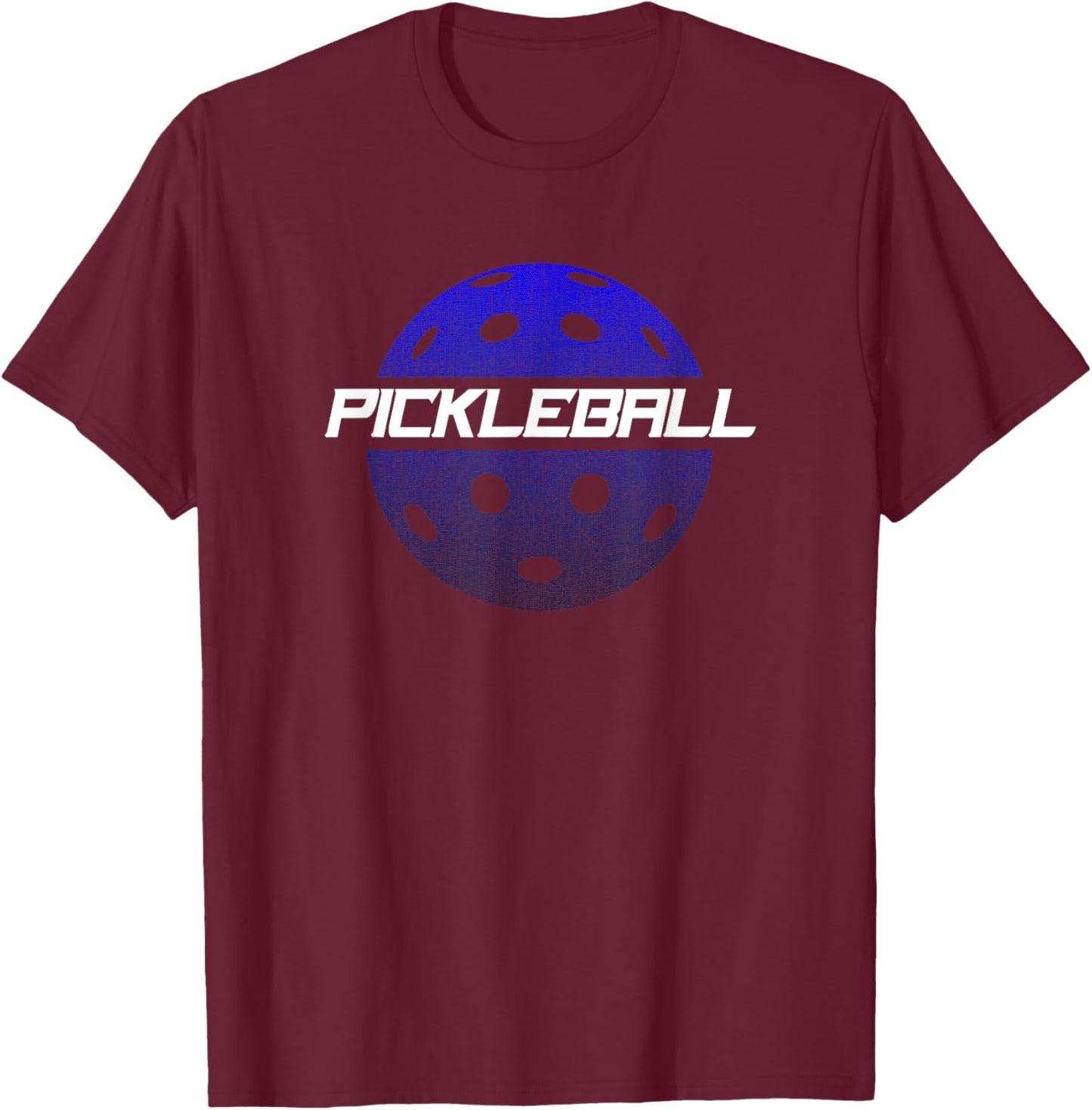 Pickleball - Stylish - Simple - Pickleball T-Shirt - T-Shirt | Maroon