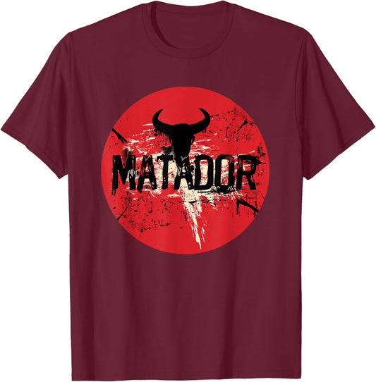 Awesome red Matador Costume for Boys and Girls T-Shirt - T-Shirt | Maroon