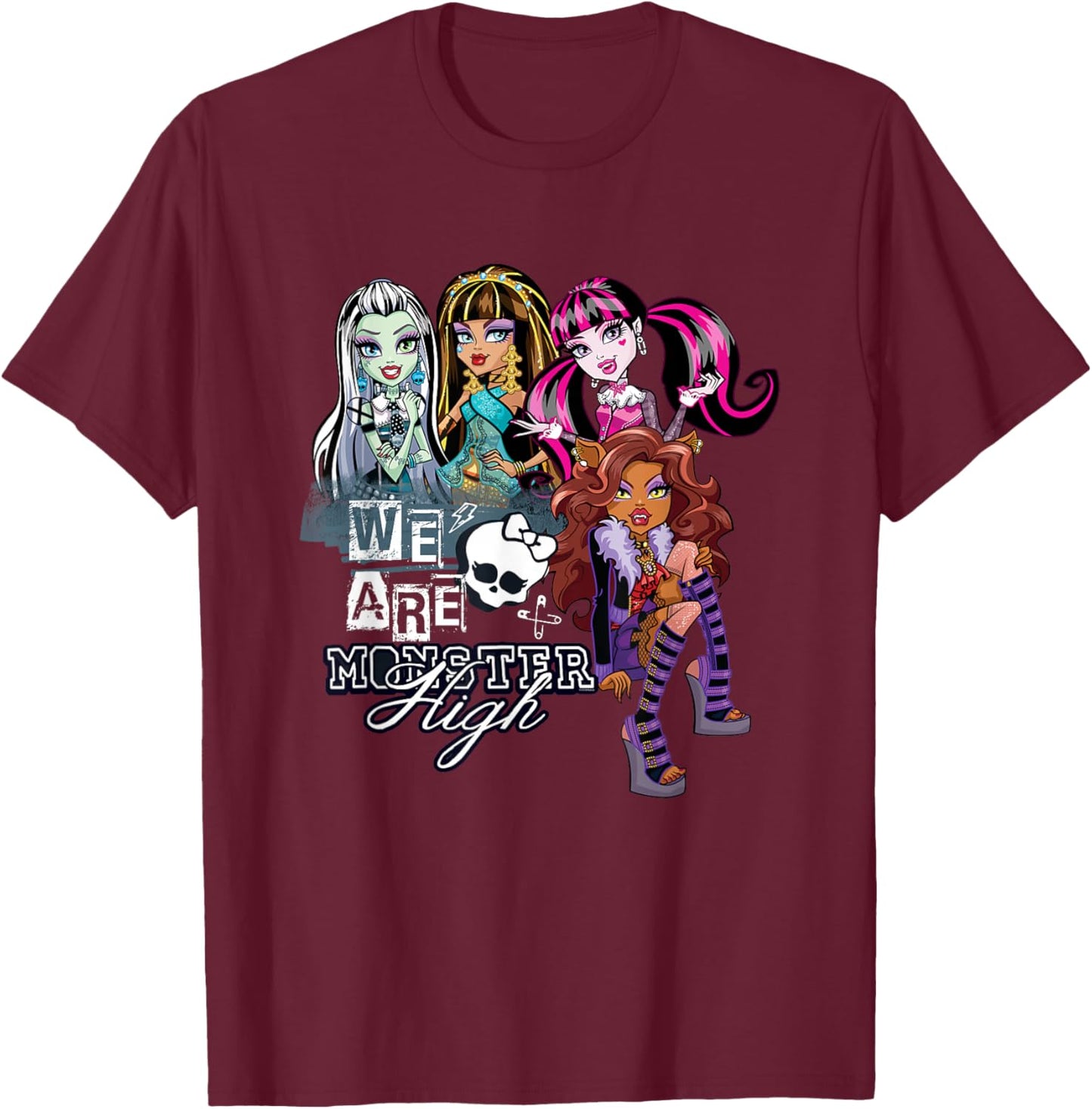 Monster High Alumni - We Are Monster High T-Shirt - T-Shirt | Maroon