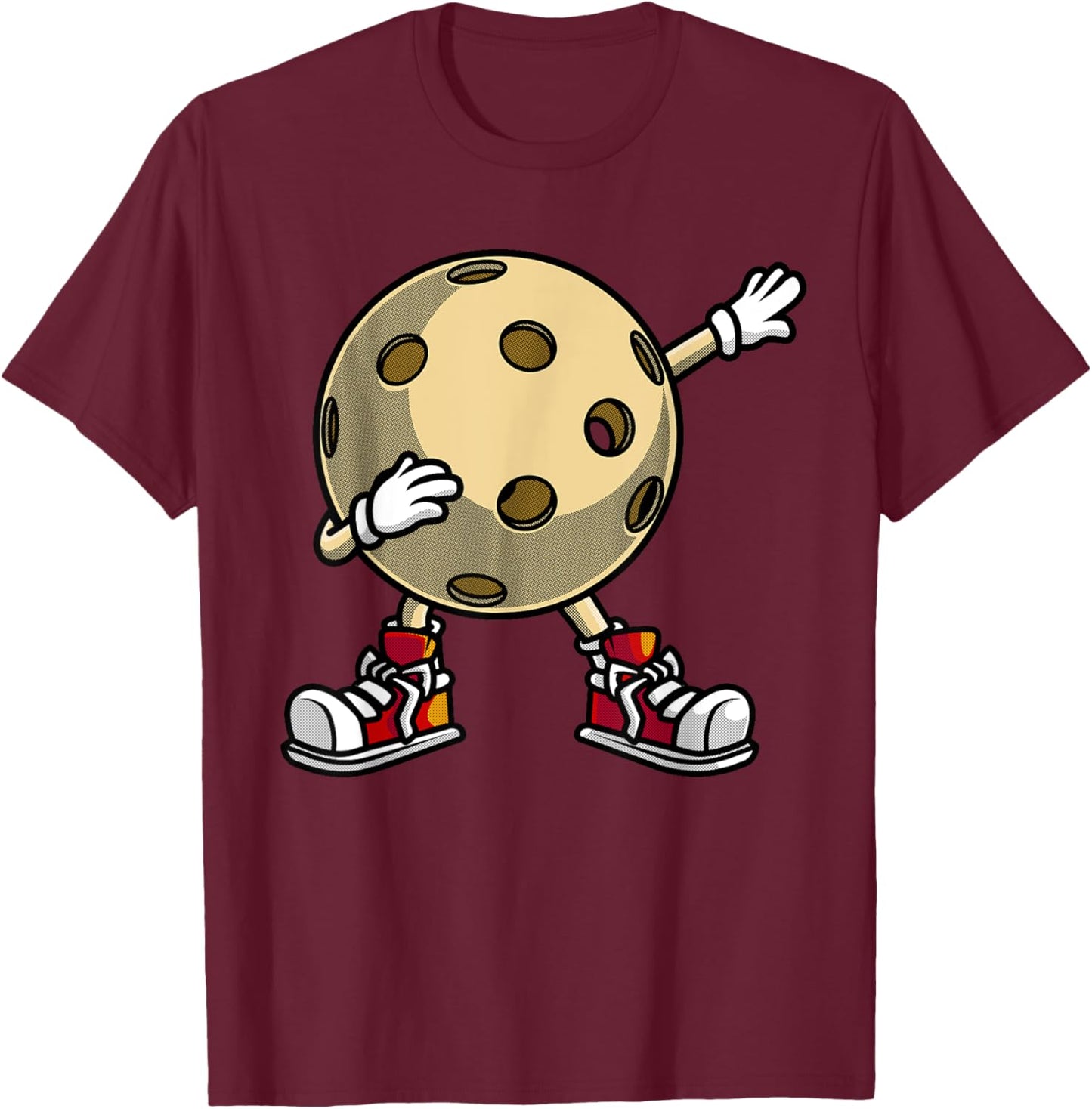 Pickleball Art Women Pickle Ball Player Pickleball T-Shirt - T-Shirt | Maroon