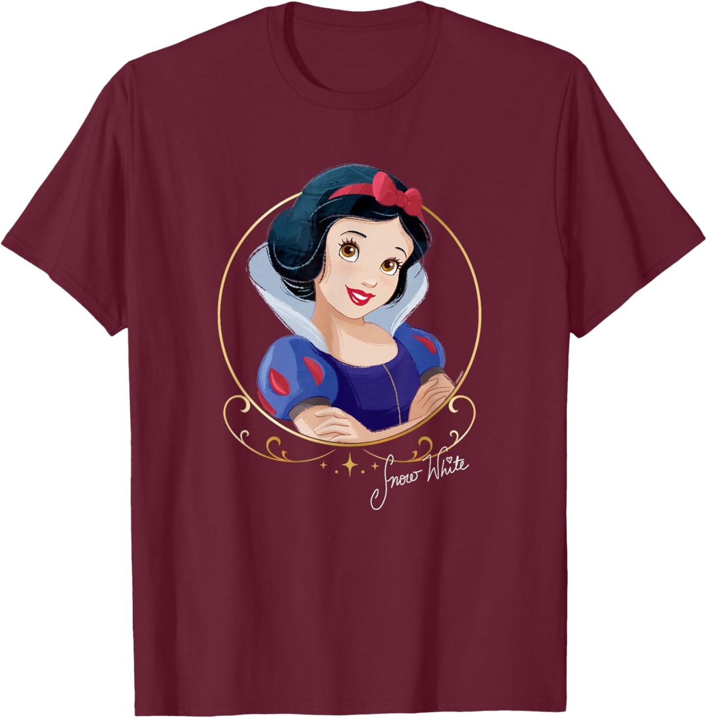 Disney Princess Royalty Group Matching Snow White 2-Sided T-Shirt - T-Shirt | Maroon