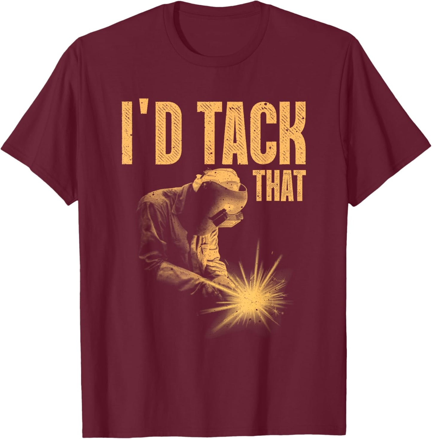 Best Welding Art Women MIG/TIG Welding Metal Welder T-Shirt - T-Shirt | Maroon