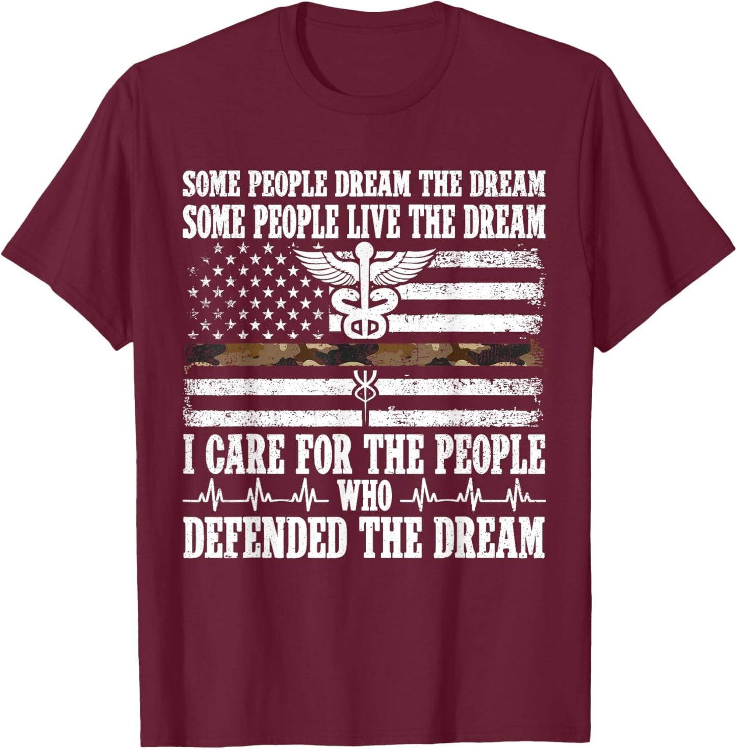 VA Nurse T-Shirt - T-Shirt | Maroon