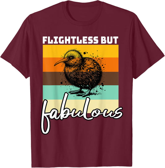 Funny Kiwi Bird T-Shirt - T-Shirt | Maroon