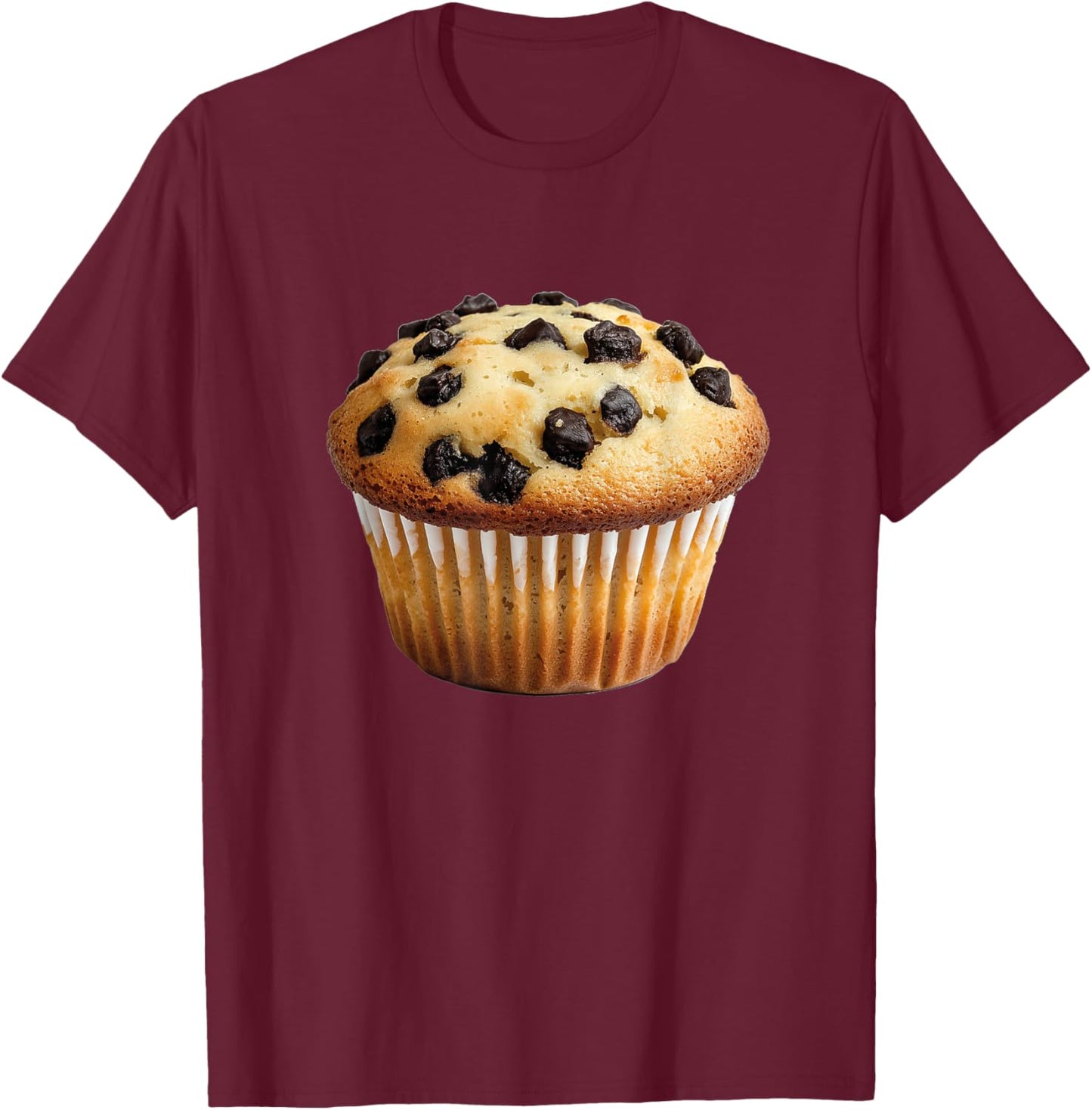 Muffin Graphic T-Shirt - T-Shirt | Maroon