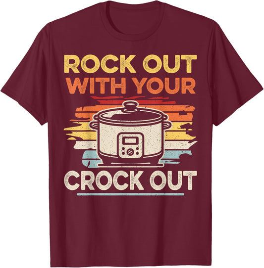 Crock Pot Cooking Quote for a Crock Pot expert T-Shirt - T-Shirt | Maroon