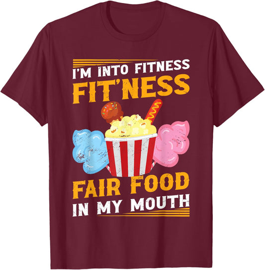 State Fair Funny Fair Week Fair Food Lover T-Shirt - T-Shirt | Maroon