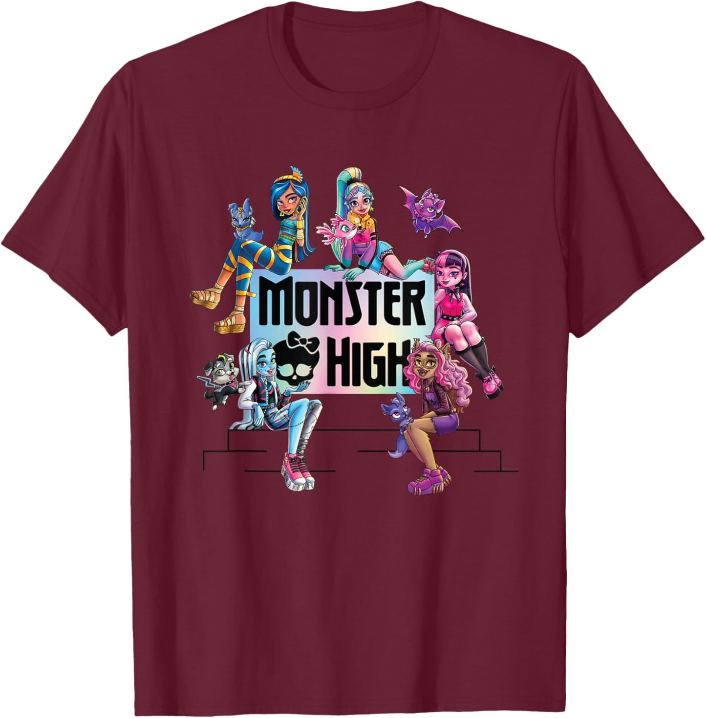 Monster High - Scary Cute T-Shirt - T-Shirt | Maroon