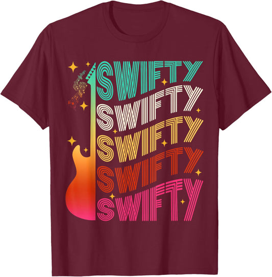 Retro Taylor Personalized Name I Love Taylor Girl 70's 80's T-Shirt - T-Shirt | Maroon