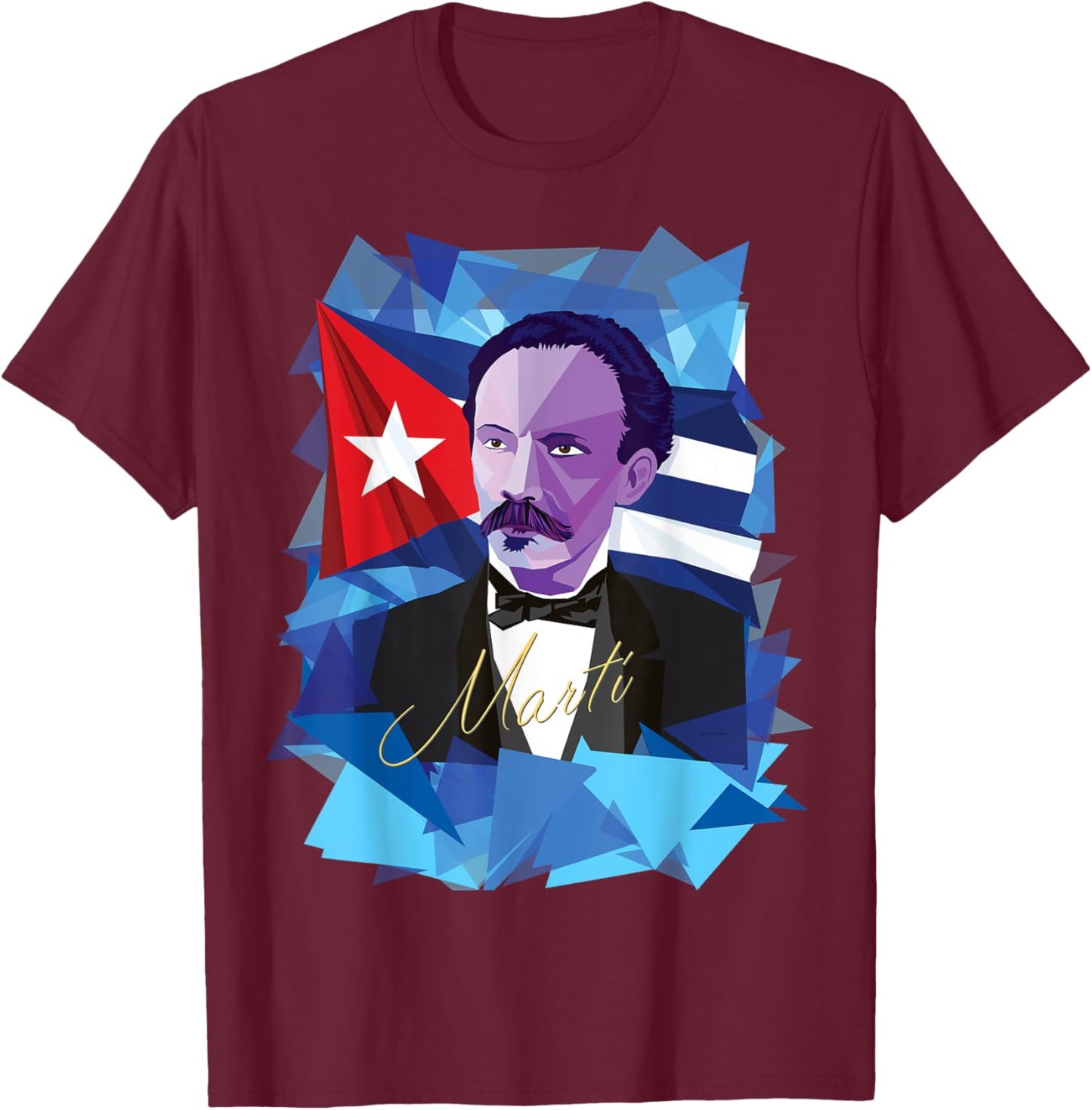 José Martí T-Shirt - T-Shirt | Maroon