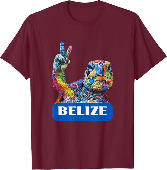 Belize Souvenir / Belize T-Shirt - T-Shirt | Maroon
