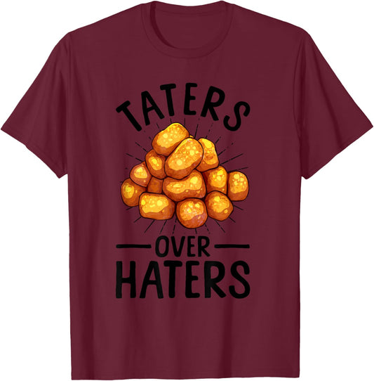 Cool Tater Tot Design Women Potato Tater Tot Lovers T-Shirt - T-Shirt | Maroon