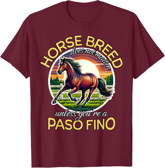 Paso Fino Horse Paso Fino Riding Paso Fino T-Shirt - T-Shirt | Maroon