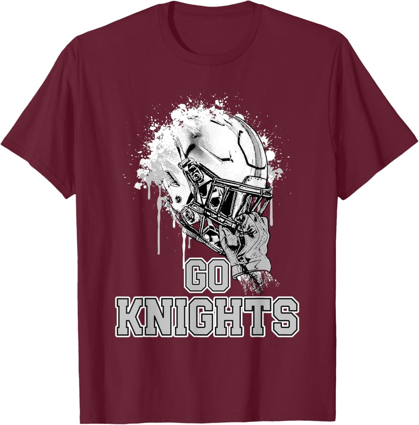 Lakeside Knights Rising Helmet GO! T-Shirt - T-Shirt | Maroon