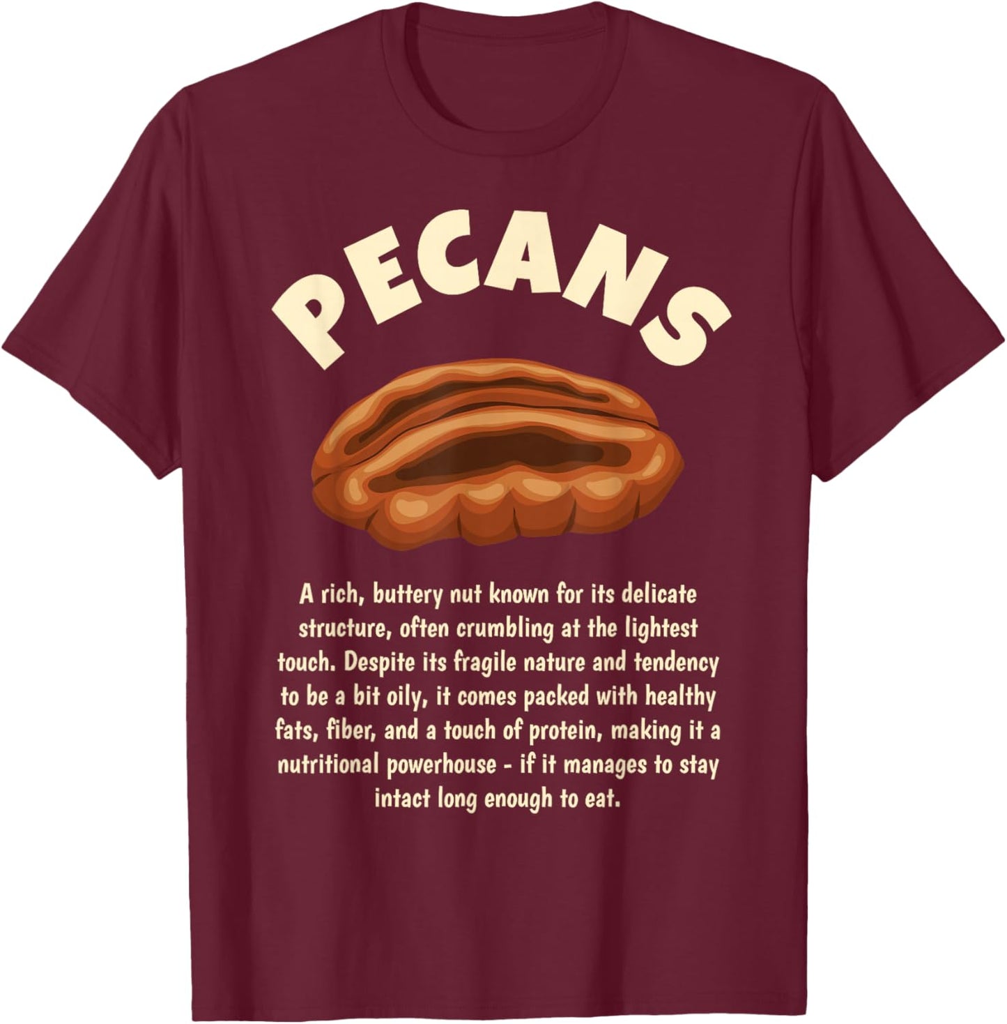 Mixed Nuts Halloween Matching Group Costume Pecans Trailmix T-Shirt - T-Shirt | Maroon