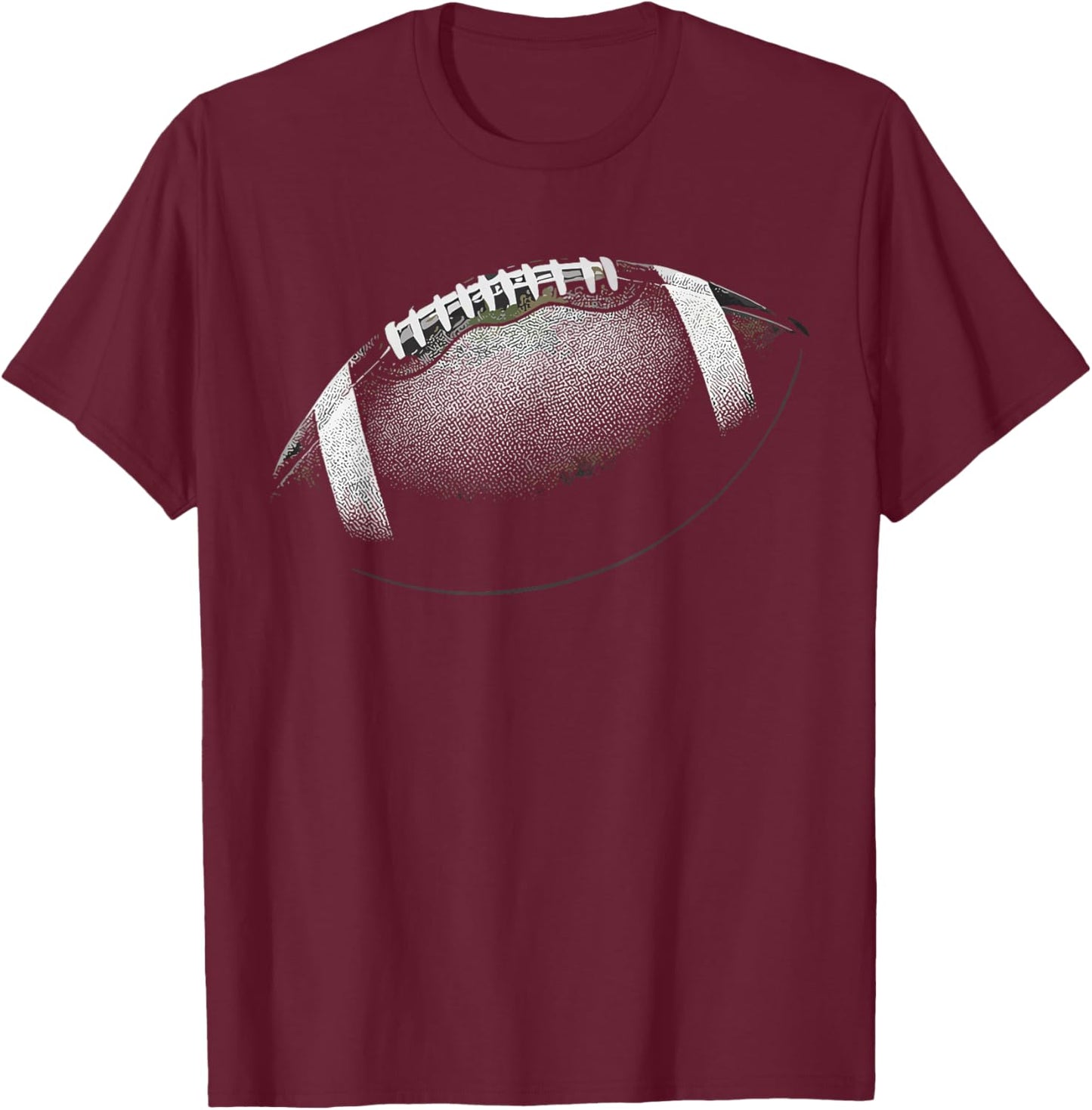 Football Retro American Football T-Shirt - T-Shirt | Maroon