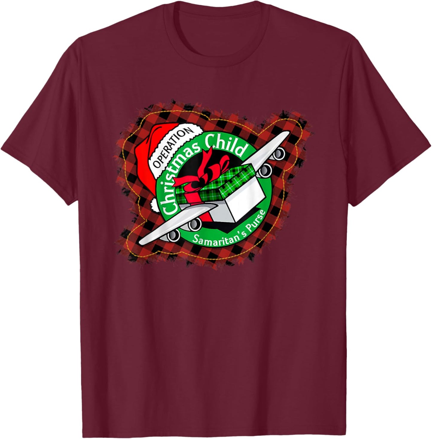 Samaritan's Purse Operation Christmas Child Funny Xmas Gifts T-Shirt - T-Shirt | Maroon
