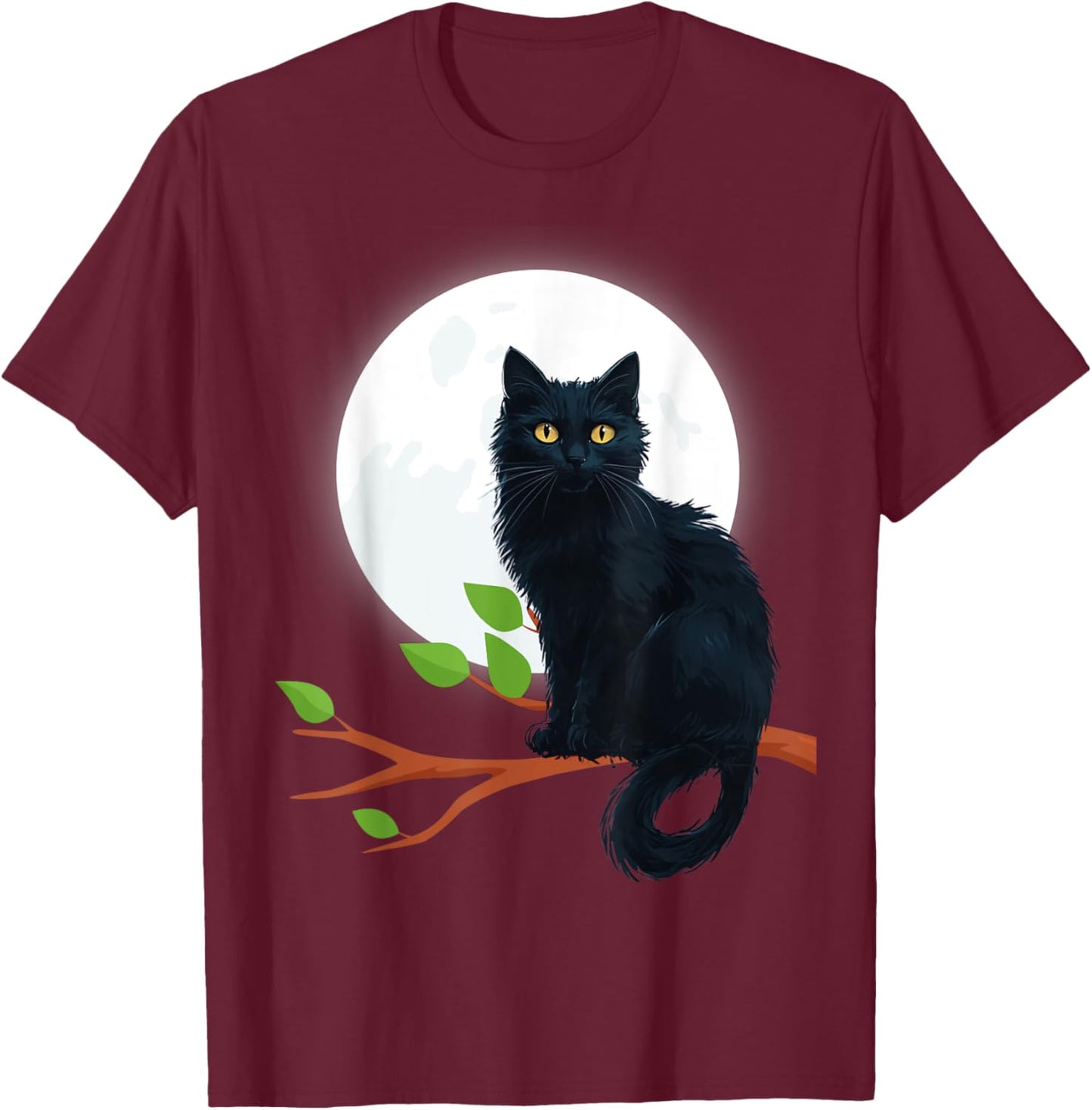 Friday the 13th 2018 Adorable Halloween Black Cat Women T-Shirt - T-Shirt | Maroon
