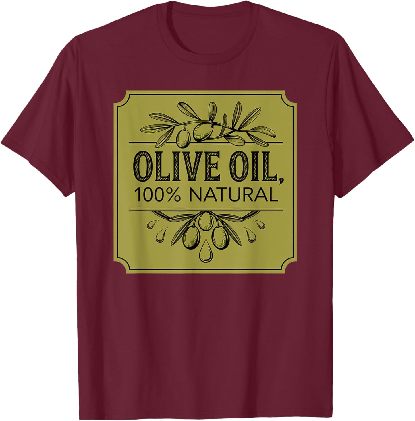 Olive oil halloween costume, matching halloween T-Shirt - T-Shirt | Maroon
