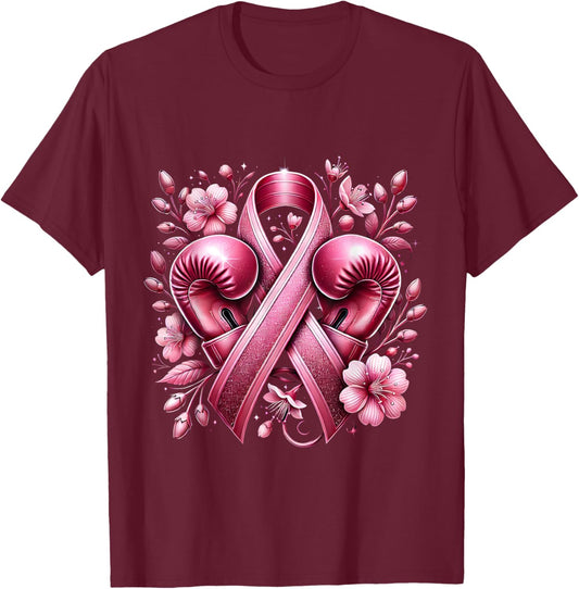 Breast Cancer Warrior Breast Cancer Awareness Month T-Shirt - T-Shirt | Maroon