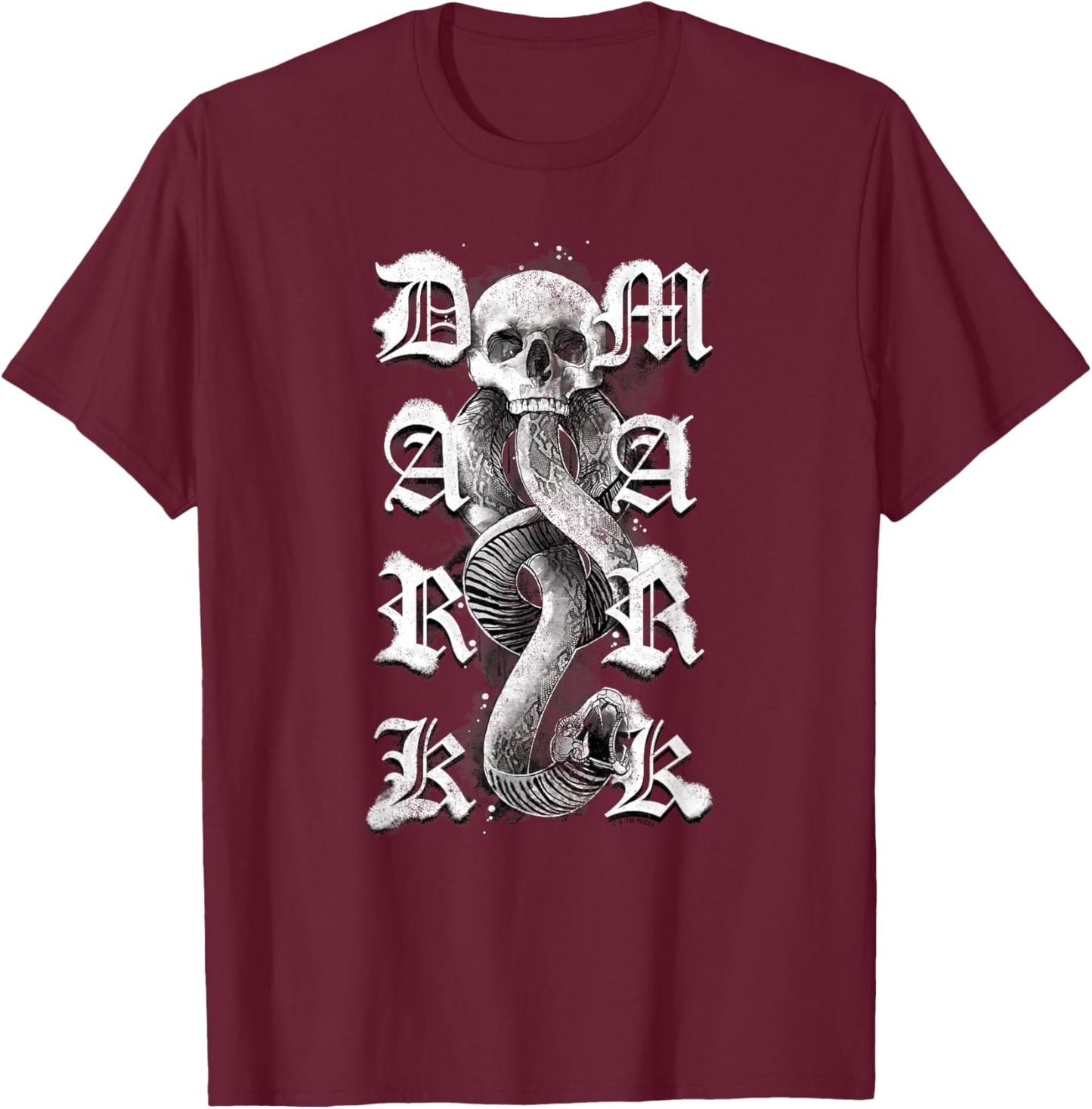 Harry Potter Gothic Dark Mark T-Shirt - T-Shirt | Maroon