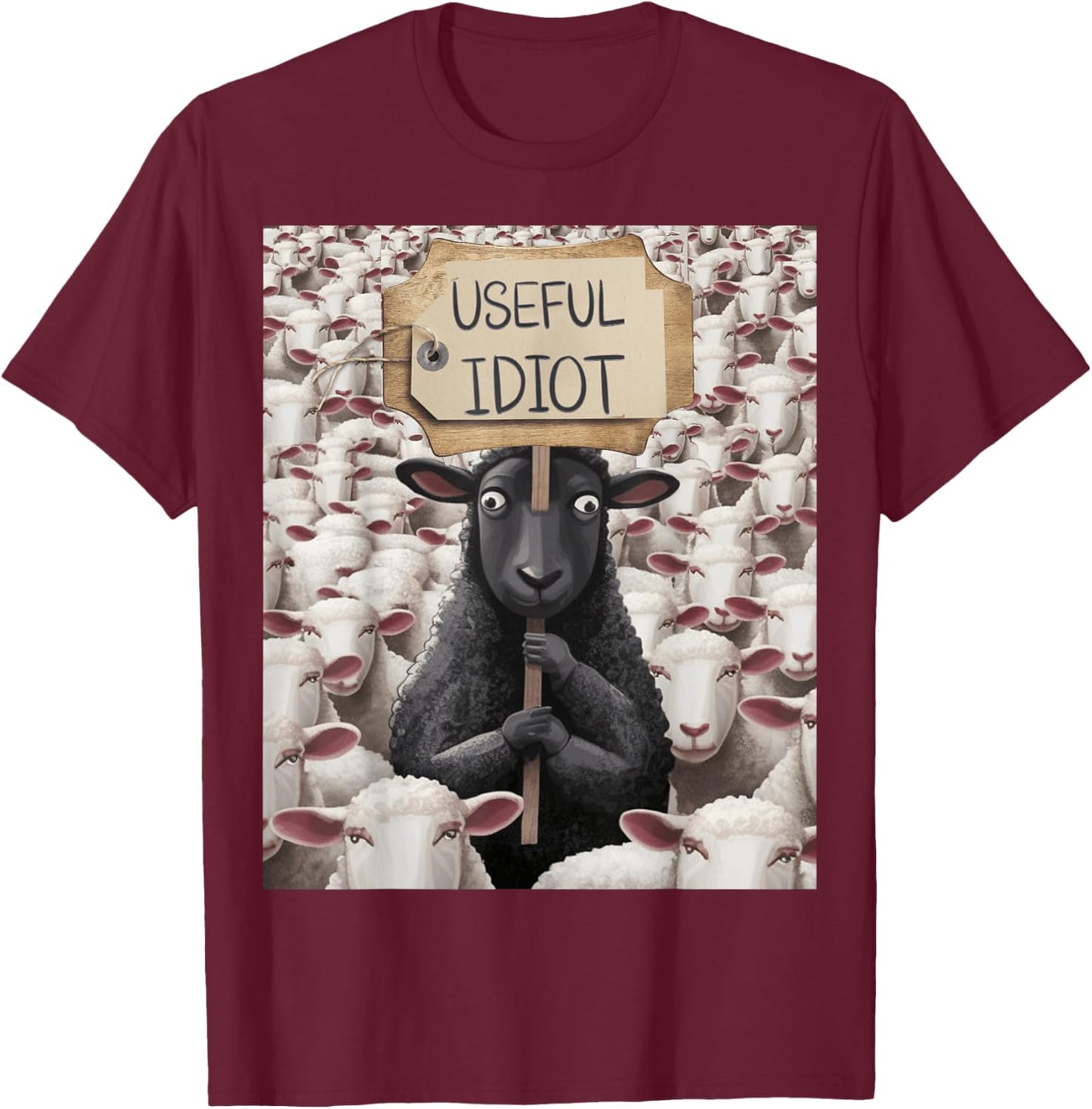Useful Idiot T-Shirt - T-Shirt | Maroon