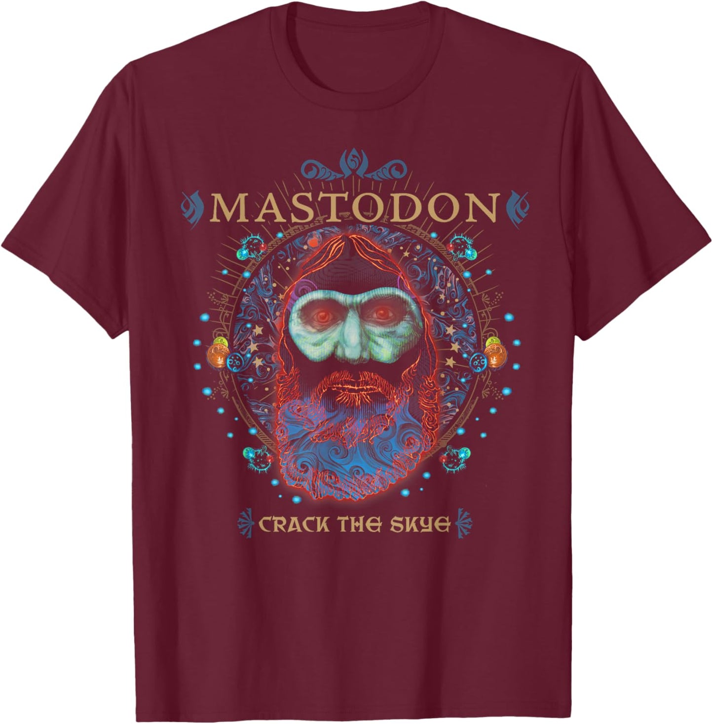 Mastodon – Mystic T-Shirt - T-Shirt | Maroon