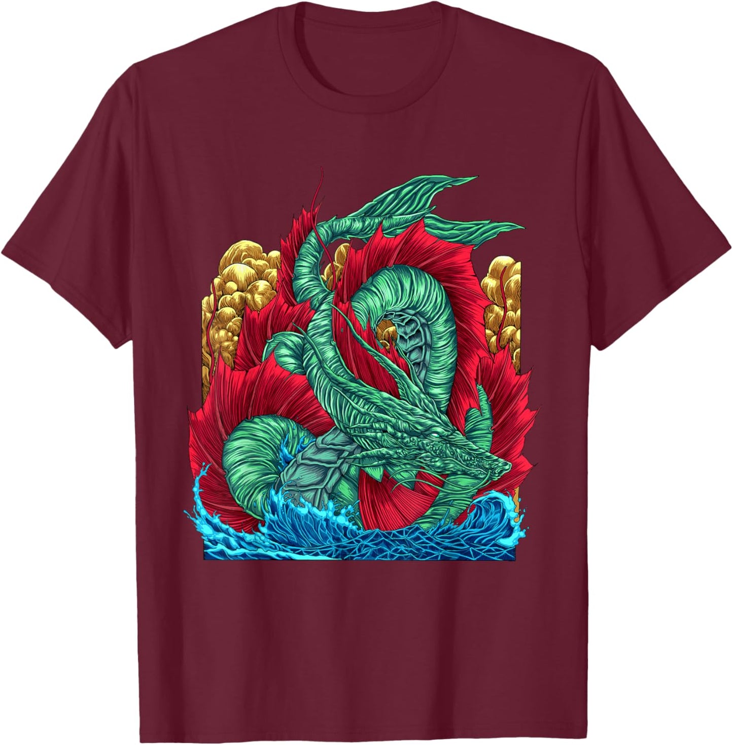 Leviathan T-Shirt - T-Shirt | Maroon