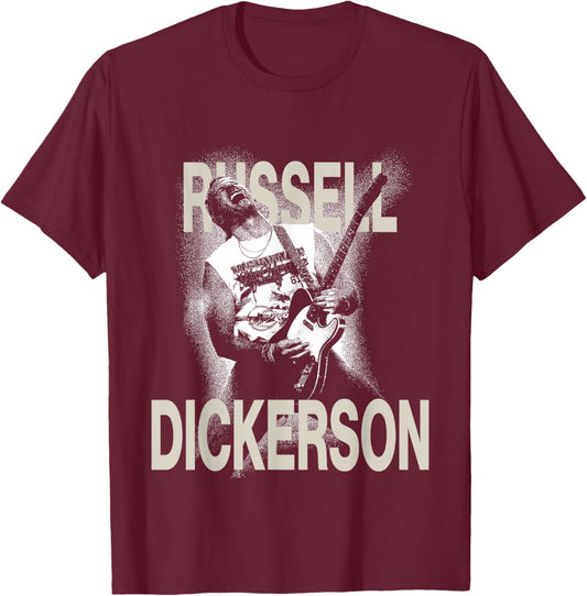 Russell Dickerson Black World Tour , -Adults, Small, Short Sleeve, Cotton, Music Fans, 18-35, Concert Attendees, Merchandise Enthusiasts T-Shirt - T-Shirt | Maroon