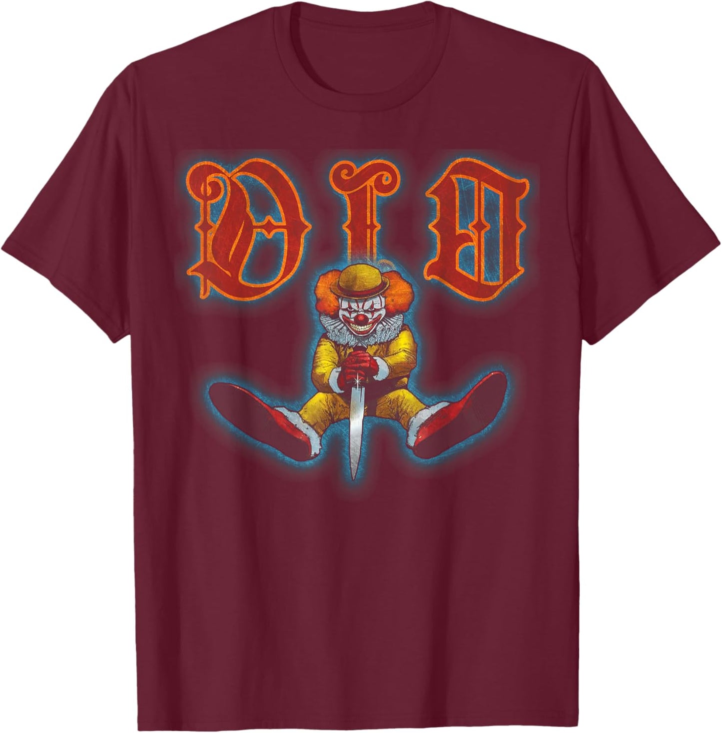 Dio – Halloween Clown T-Shirt - T-Shirt | Maroon
