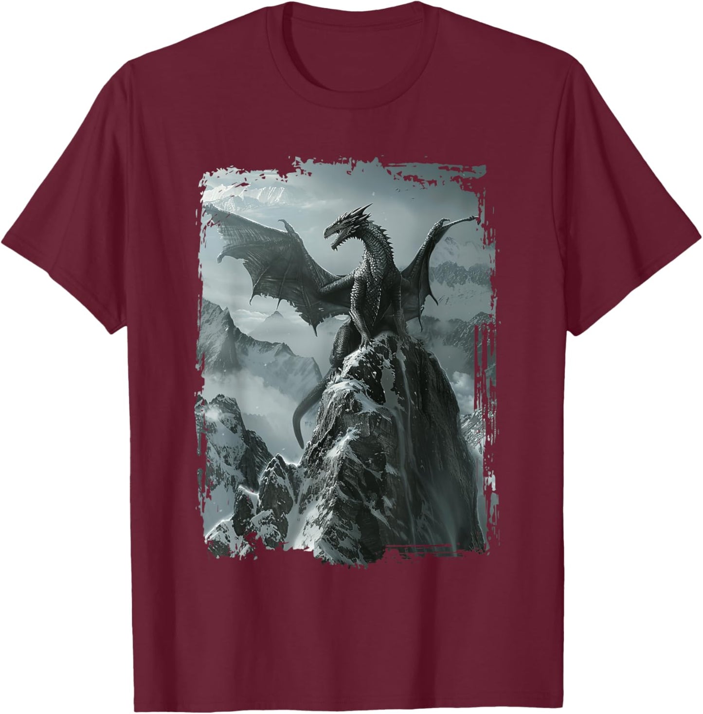 Dragon T-Shirt - T-Shirt | Maroon