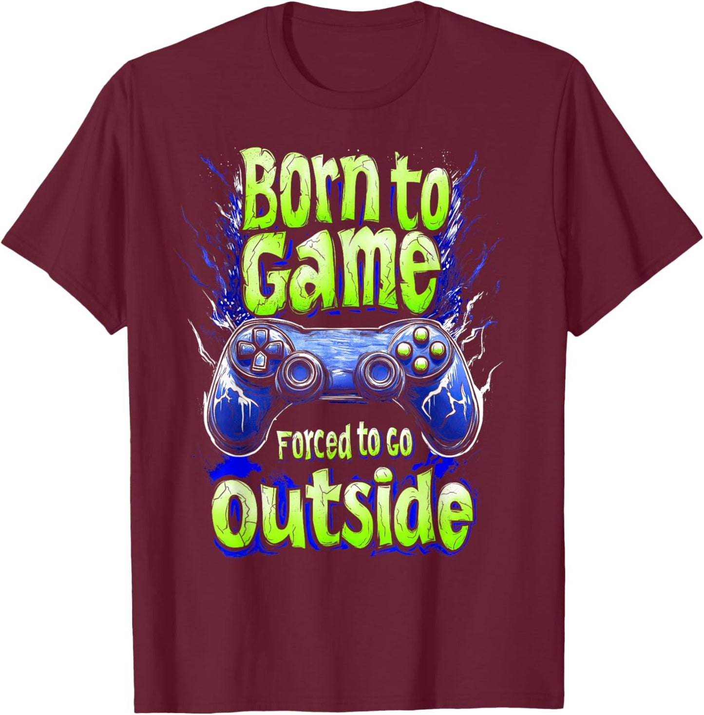 Funny Gaming for Kids Boys Teens Video Gamer T-Shirt - T-Shirt | Maroon