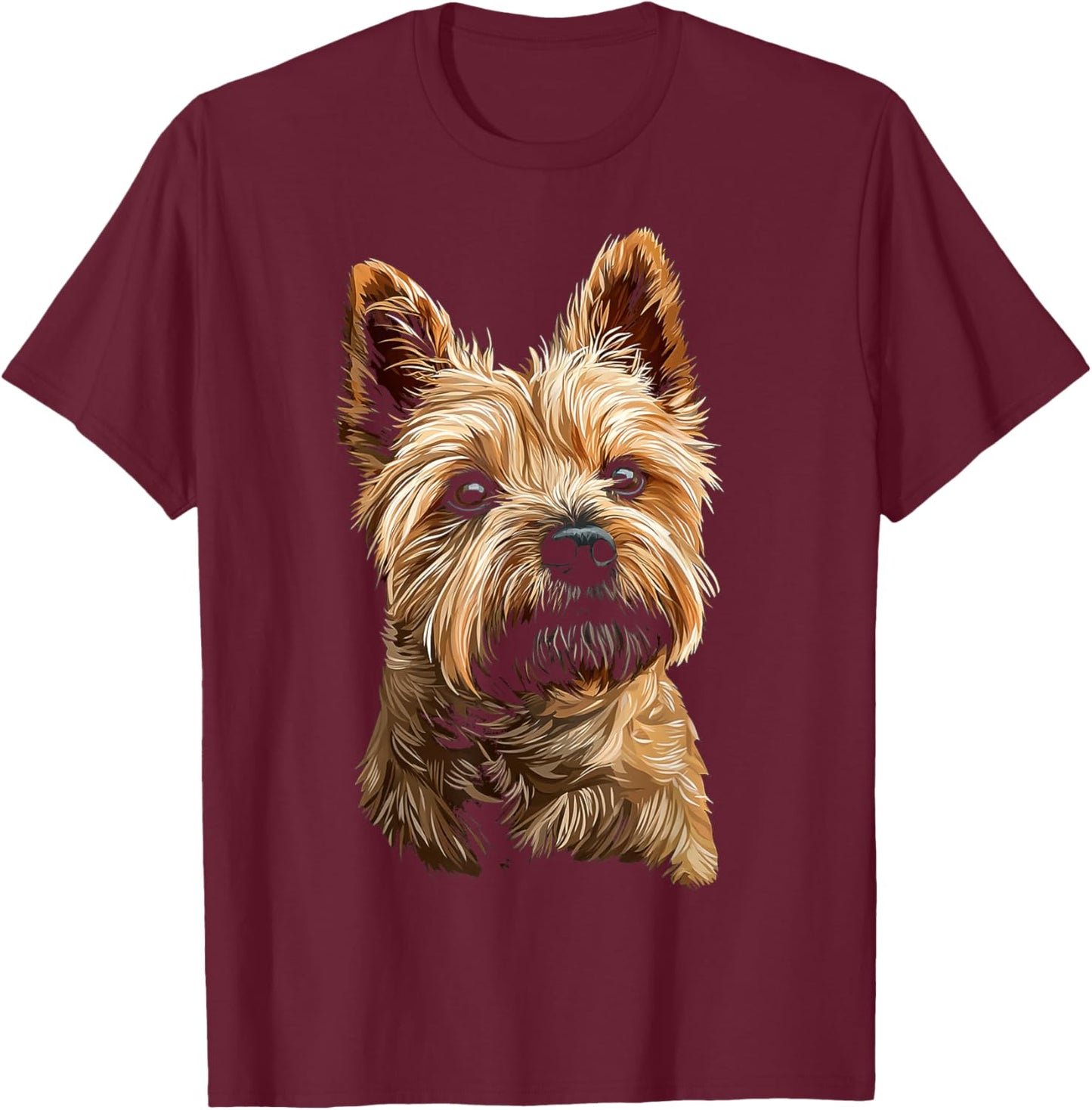 Cairn Terrier Dog Graphic Pet Art Cairn Terrier Women Kids T-Shirt - T-Shirt | Maroon