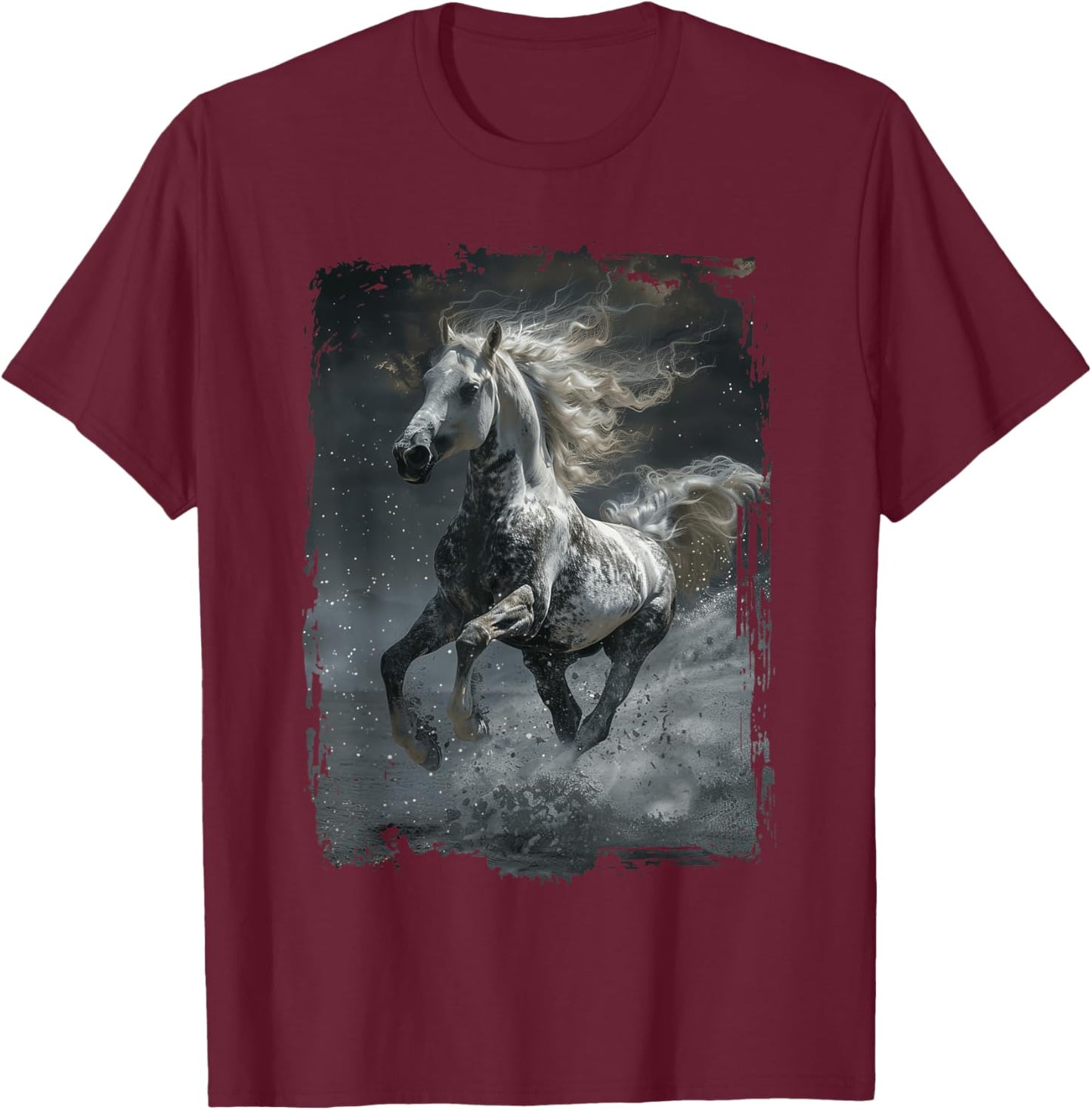 Appaloosa Horse T-Shirt - T-Shirt | Maroon