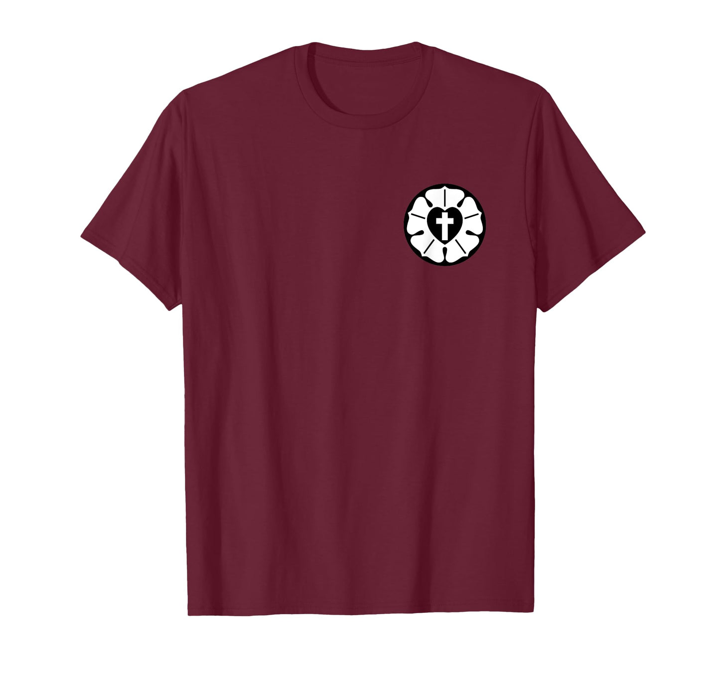 Lutheran Rose - Lutheran Cross T-Shirt