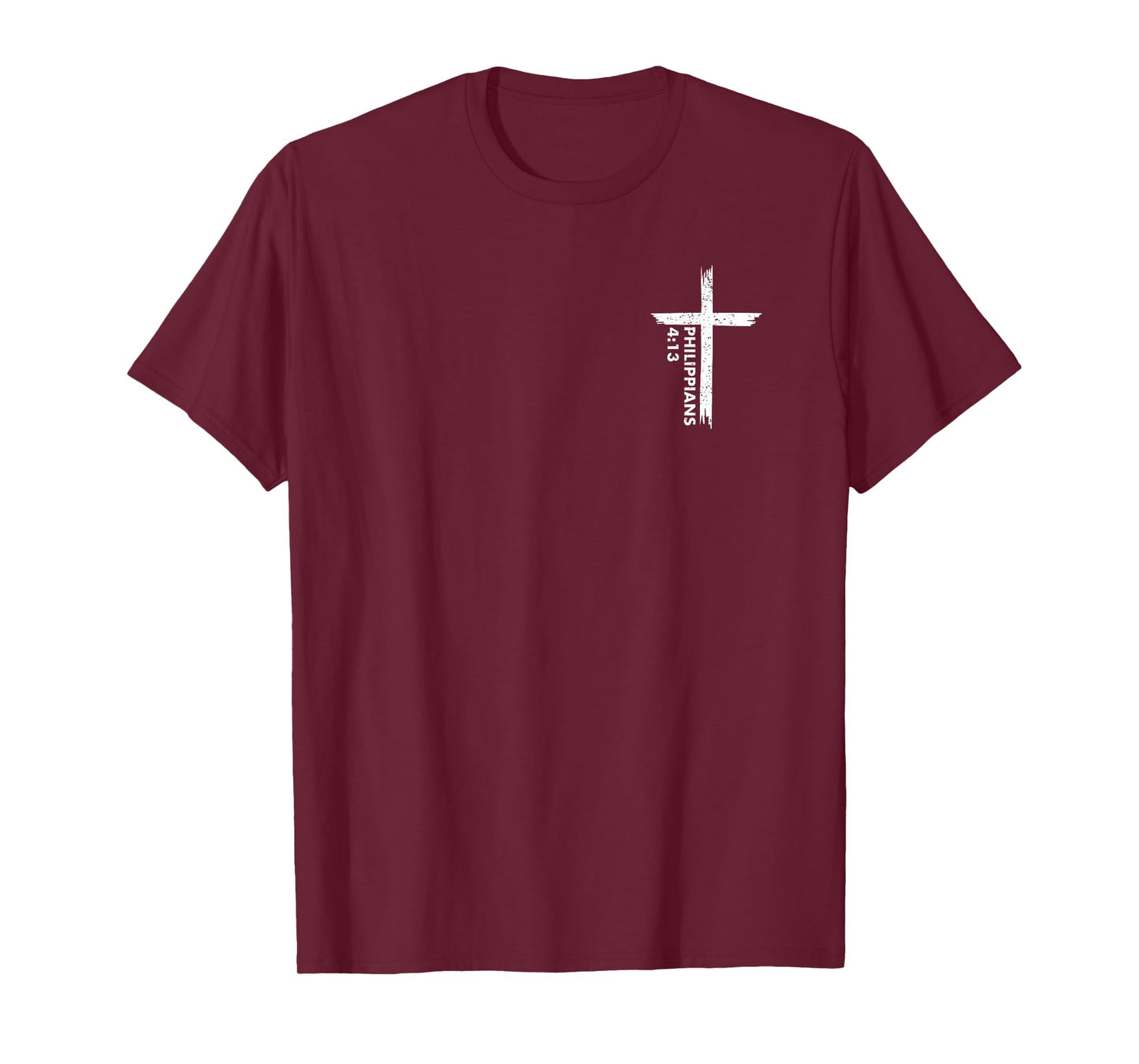 I Can Do All Things Through Christ FRONT & BACK Cross T-Shirt