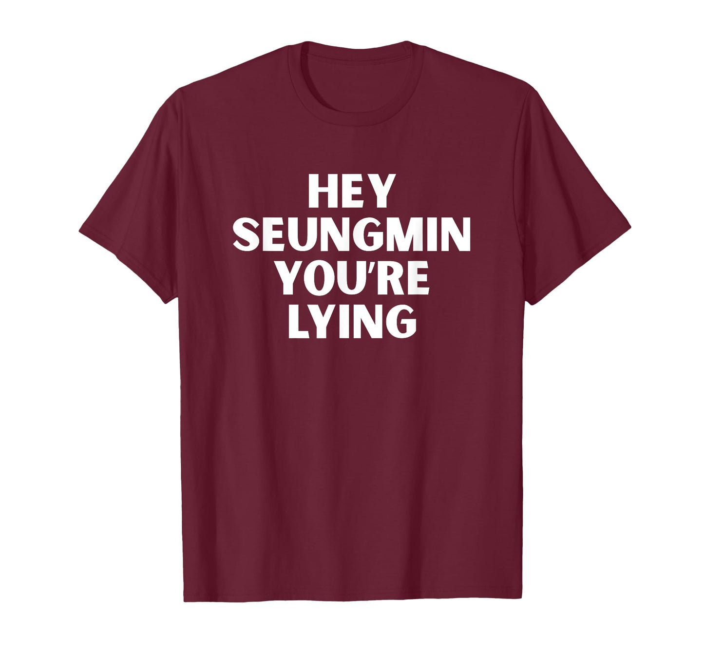 Hey Seungmin You're Lying Kpop Stay Hyunnie Funny Quote T-Shirt