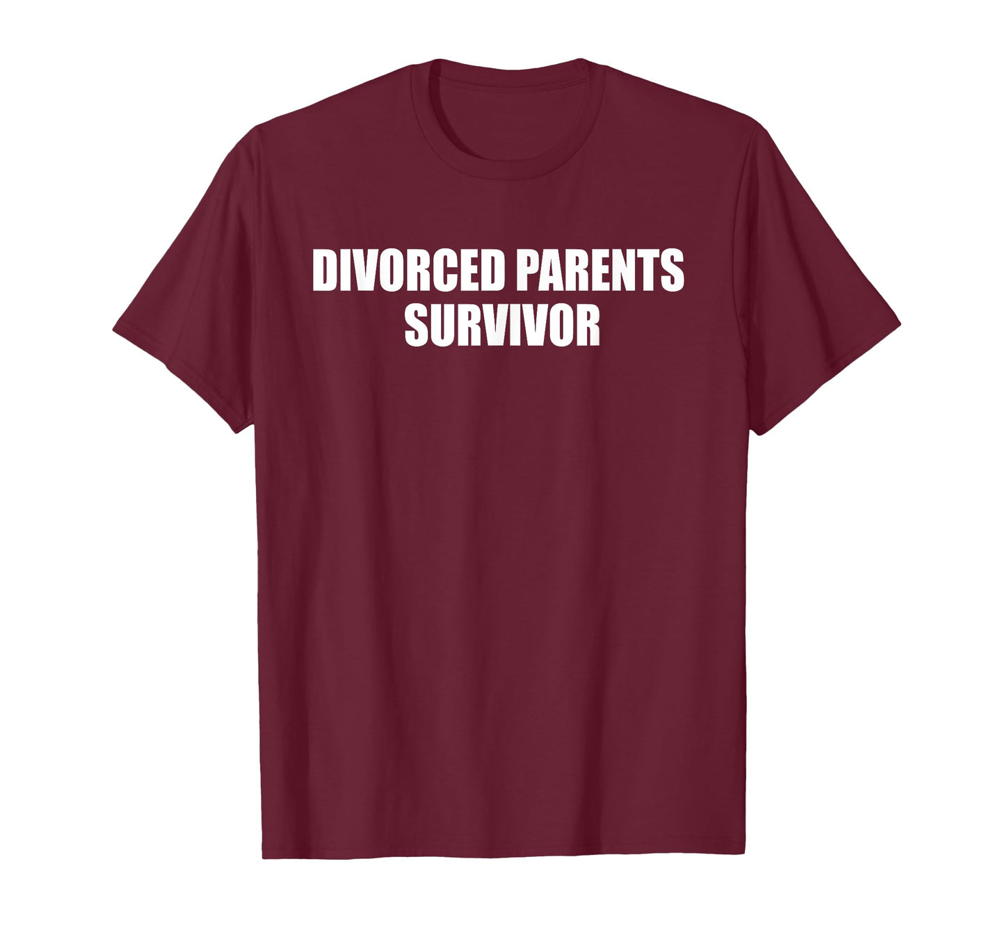 Divorced Parents Survivor Funny Divorcing Design T-Shirt